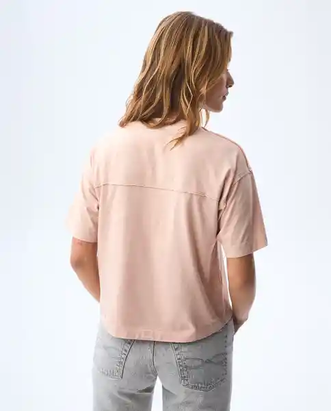 Camiseta Mujer Rosado Talla L 601G000_ROS141310 Americanino