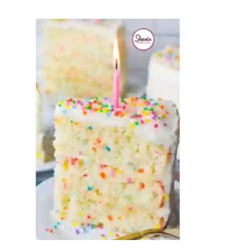 Birthday Cake Porcion