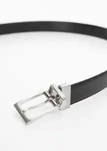 Cinturón Emili4 Negro Talla 90 Hombre Mango