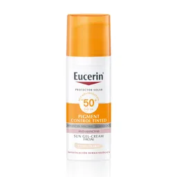 EUCERIN Protector Solar Facial Sun Control Piel Manchada – Con Color Claro Fps50+ 