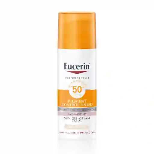 EUCERIN Protector Solar Facial Sun Control Piel Manchada – Con Color Claro Fps50+ 