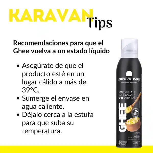 Karavansay Mantequilla Ghee Spray
