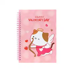 Cuaderno Pink Romance Argollado Serie Mini Family Rosa Miniso