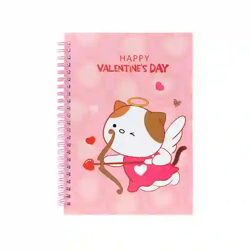 Cuaderno Pink Romance Argollado Serie Mini Family Rosa Miniso