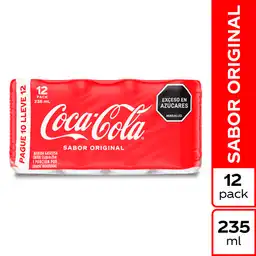 Coca-Cola Gaseosa Original 235 mL