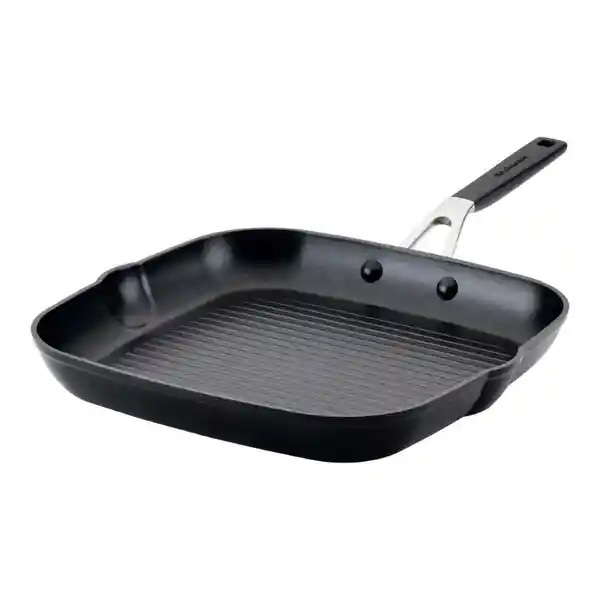 Sartén Parrilla Antiadherente Anodizado Negro Kitchenaid