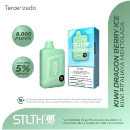 STLTH 8K Vape - Kiwi Dragon Berry Ice- 8000 puff (5%)