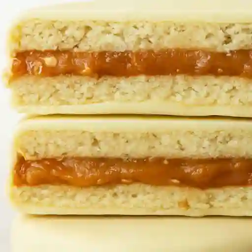 Alfajor chocolate blanco