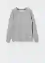 Sudadera Classic Gris Medio Vigore Talla 19 Teen Niños Mango