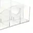 Organizador Plástico Con Divisiones Transparente Diseño 0001