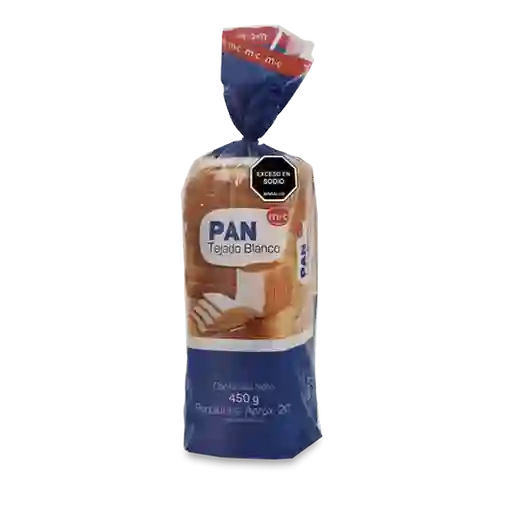 Pan Tajado Mc Blanco 450g