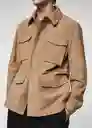 Chaqueta Cazadora Mogoda-I Beige Talla XL Hombre Mango