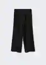 Pantalón Huelva Negro Talla 12 Niñas Mango