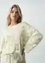 Saco Tejido Mujer Crudo Marfil Claro Talla M 482G093 Naf Naf
