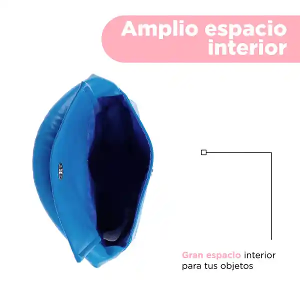 Bolso de Moda Colores Vibrantes Azul Miniso