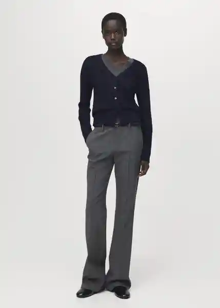 Cárdigan Marine Navy Talla S Mujer Mango