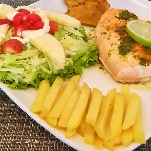 Salmón Al Ajillo