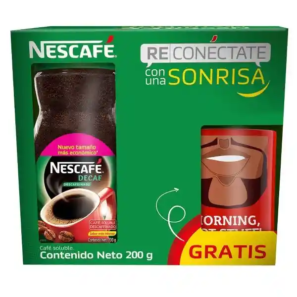 Nescafé Kit Café Decaf Descafeinado + Mug