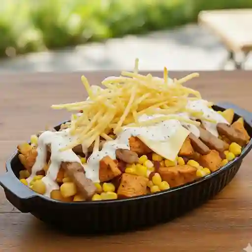 Papa loca chicken pig