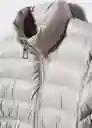 Abrigo Anorak Blandi Piedra Talla 18 Mujer Mango