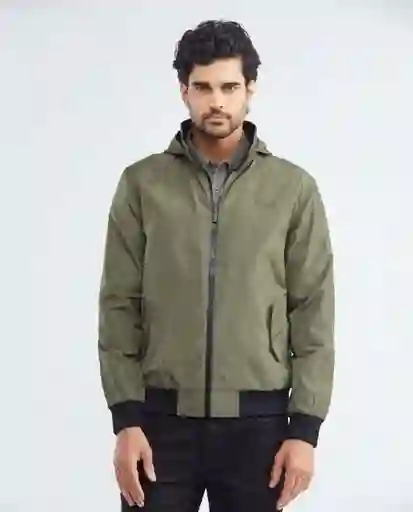 Chaqueta Double Side Verde Galeras Ultraoscuro Talla L Hombre Chevignon