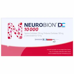 Neurobión DC Vitaminas Del Complejo B (100 mg/100 mg/10 mg)