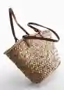 Bolso M Sagaro Cuero Talla 99 Mujer Mango