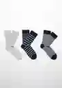 Calcetines Trira Navy Talla 42 Hombre Mango