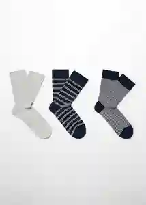 Calcetines Trira Navy Talla 42 Hombre Mango