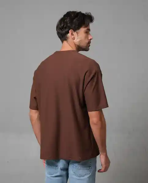 Camiseta Hombre Café Talla M 109G006_CAF191220 Rifle