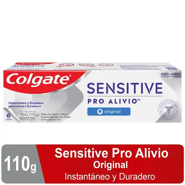 Crema Dental Sensibilidad Colgate Pro Alivio Original 110g