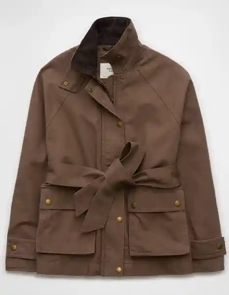Chaqueta Mujer Café Talla: SMALL 3625203 American Eagle