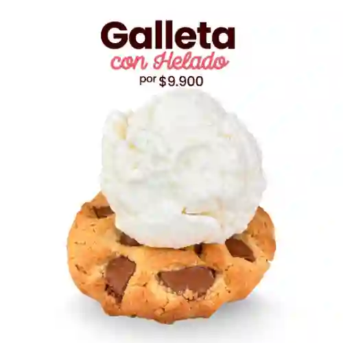 Galleta Chunks de Chocolate + Helado