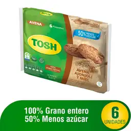 Tosh Galletas de Avena Ajonjolí  y Miel