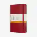 Inkanta Cuaderno Mediano Rayas Rojo Hc