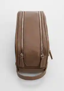 Bolso Toiletxl Marrón Talla 99 Hombre Mango