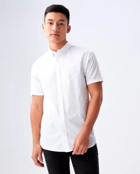  Camisa Hombre Blanco Talla L 810D002 AMERICANINO 