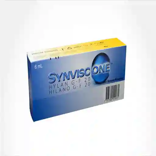 Synvisc One Hylan G-F 20 hilano G-F 20 Jeringa Prellenada Caja X 1