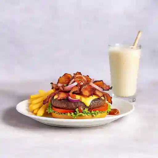 Clasica Con Bacon En Combo