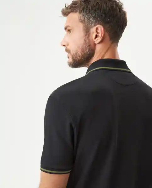 Camiseta Polo Mini Openings Negro Sombrio T L Chevignon