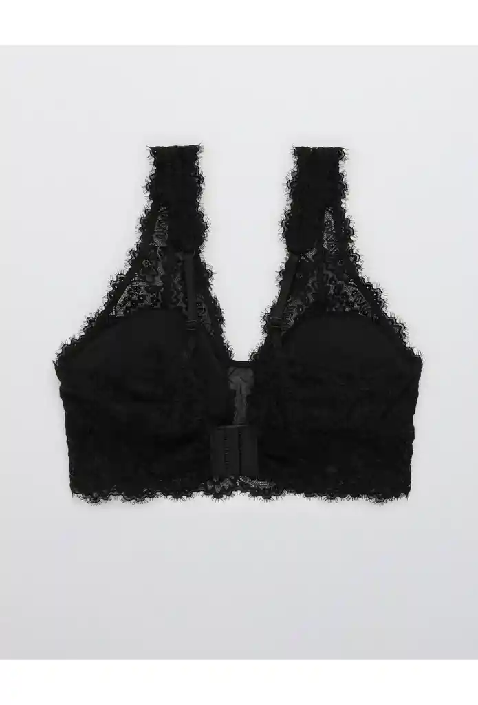 Bralette Negro Talla Large Aerie American Eagle