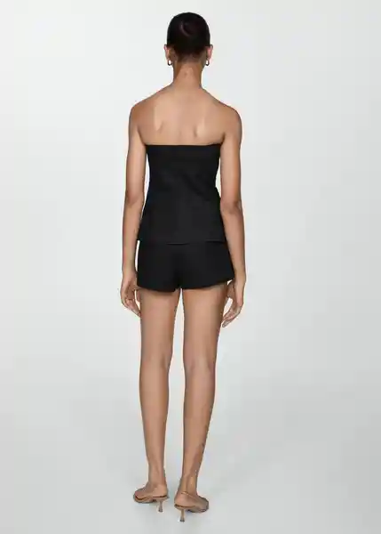 Top Gia Negro Talla XS Mujer Mango