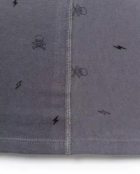 Bóxer Skull Gris Asfalto Oscuro Talla S Chevignon