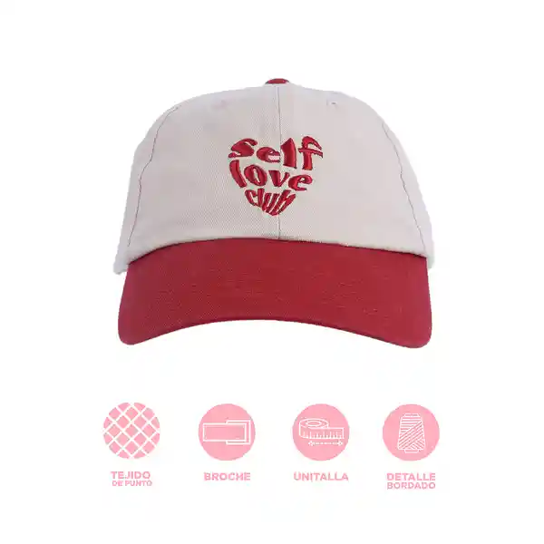 Gorra de Béisbol Love Letters Rojo Miniso