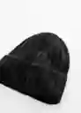 Gorro Rina Negro Talla 99 Mujer Mango