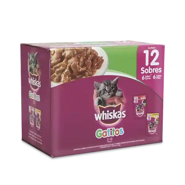Whiskas Alimento Humedo Gatitos