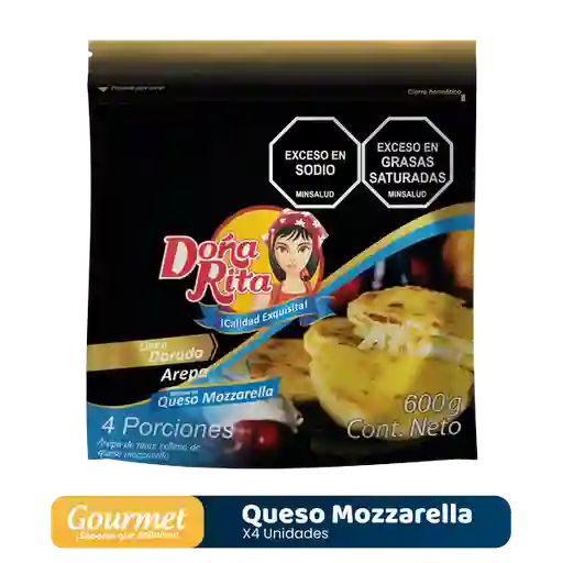 Doña Rita Arepa Rellena de Queso Mozzarella