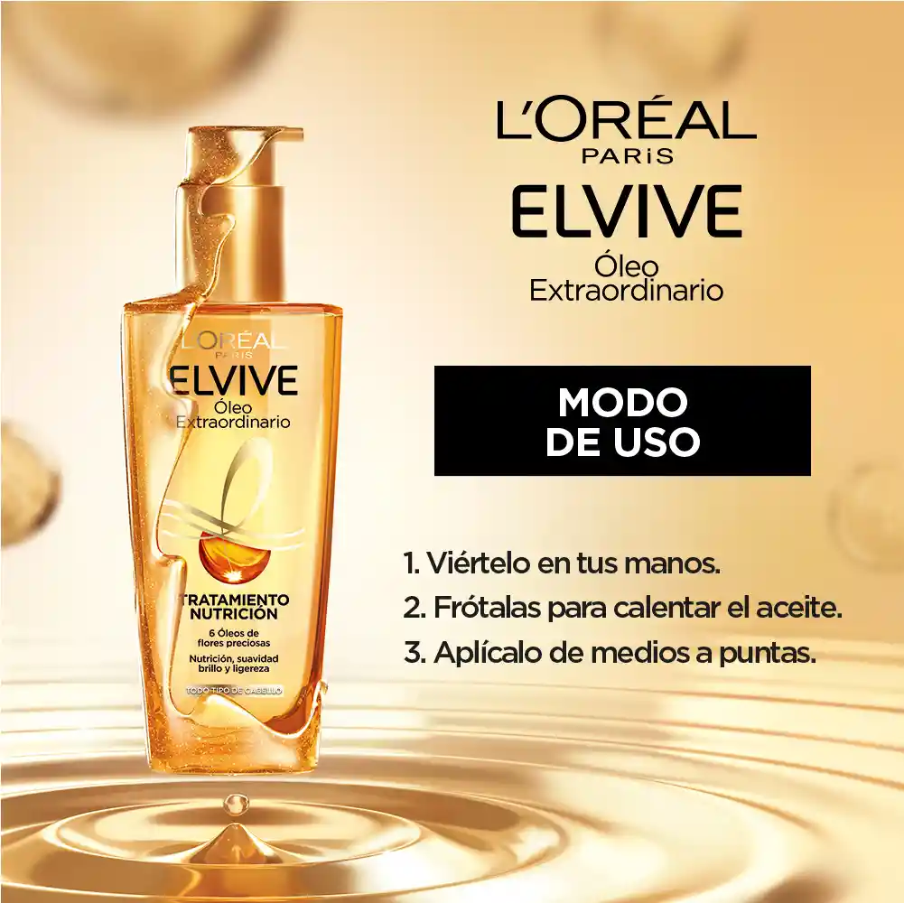 Tratamiento Capilar Elvive Loreal Paris Oleo Extraordinario 100 ml