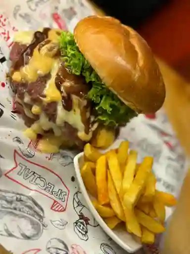 Hamburguesa Triple el Viajero BF