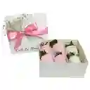 Caja 6 Fresas Rosadas